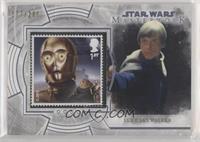 C-3PO and Jabba the Hutt's Palace (Luke Skywalker) #/200