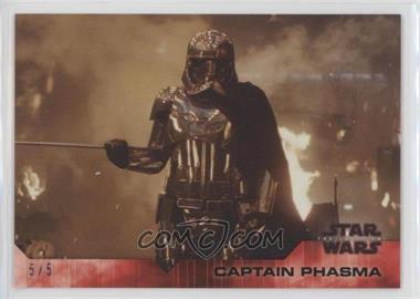 2018 Topps Star Wars On Demand - Online Exclusive [Base] - Red #9R - Captain Phasma /5