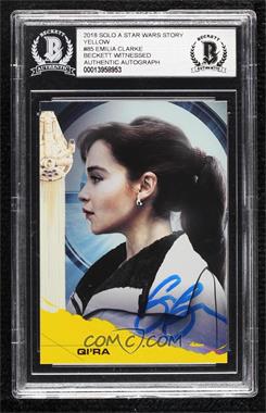 2018 Topps Star Wars: Solo - [Base] - Yellow #85 - Qi'ra [BAS Authentic]