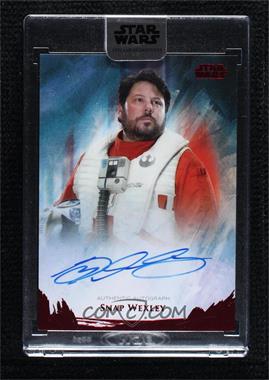 2018 Topps Star Wars: Stellar Signatures - [Base] - Red #A-GG - Greg Grunberg as Snap Wexley /1 [Uncirculated]