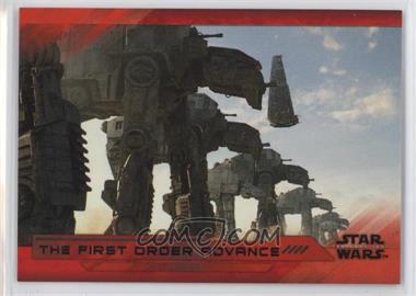 2018 Topps Star Wars: The Last Jedi Series II - [Base] - Red #83 - The First Order Advance /199