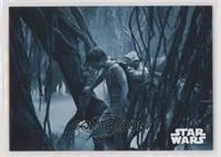 A Jedi trains on Dagobah