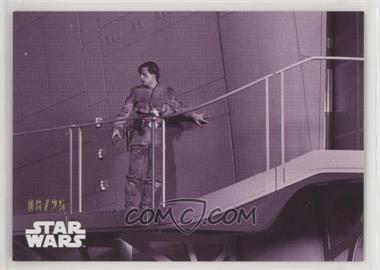 2019 Topps Star Wars Black and White: Empire Strikes Back - [Base] - Purple #138 - Out To The Gantry /25