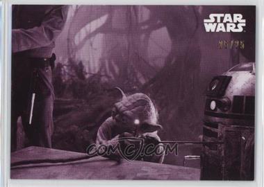 2019 Topps Star Wars Black and White: Empire Strikes Back - [Base] - Purple #49 - A Disturbance at Camp /25
