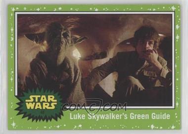 2019 Topps Star Wars: Journey to The Rise of Skywalker - [Base] - Green #48 - Luke Skywalker's Green Guide
