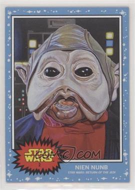 2019 Topps Star Wars Living Set - [Base] #2 - Nien Nunb /2888