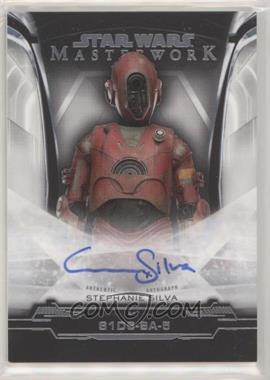 2019 Topps Star Wars Masterwork - Autographs #A-SIL - Stephanie Silva as S1D6-SA-5