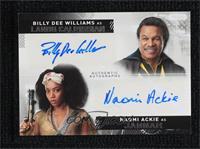 Billy Dee Williams as Lando Calrissian, Naomi Ackie as Jannah #/5