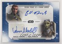 Freddie Prinze Jr. as Kanan Jarrus, Vanessa Marshall as Hera Syndulla #/10