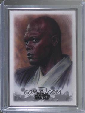 2019 Topps Star Wars: Stellar Signatures - Stellar Art Reproduction #14 - Mace Windu /100