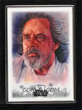 2019 Topps Star Wars: Stellar Signatures - Stellar Art Reproduction #18 - Luke Skywalker /100