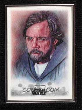 2019 Topps Star Wars: Stellar Signatures - Stellar Art Reproduction #23 - Luke Skywalker /100