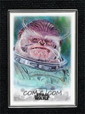 2019 Topps Star Wars: Stellar Signatures - Stellar Art Reproduction #50 - Bistan /100