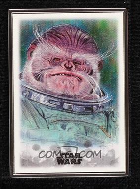 2019 Topps Star Wars: Stellar Signatures - Stellar Art Reproduction #50 - Bistan /100