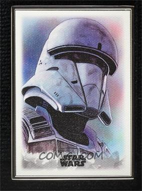 2019 Topps Star Wars: Stellar Signatures - Stellar Art Reproduction #56 - Tank Trooper /100