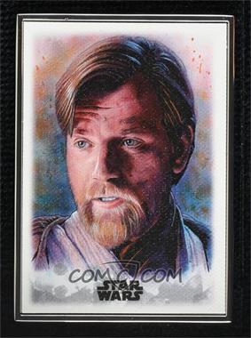 2019 Topps Star Wars: Stellar Signatures - Stellar Art Reproduction #61 - Obi-Wan Kenobi /100