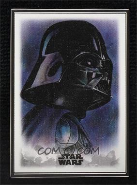 2019 Topps Star Wars: Stellar Signatures - Stellar Art Reproduction #84 - Darth Vader /100