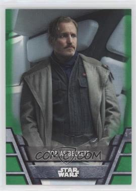 2020 Topps Star Wars Holocron - [Base] - Green #N-11 - Tobias Beckett