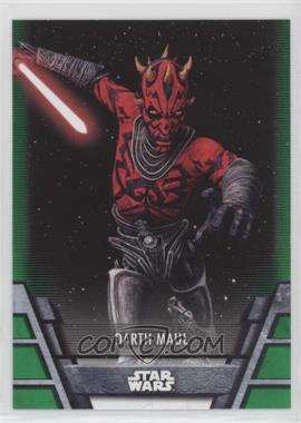 2020 Topps Star Wars Holocron - [Base] - Green #N-17 - Darth Maul