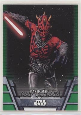 2020 Topps Star Wars Holocron - [Base] - Green #N-17 - Darth Maul