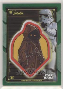 2020 Topps Star Wars Holocron - Commemorative Creature Patches - Green #P-SJ - Jawa Patch - Stormtrooper /99