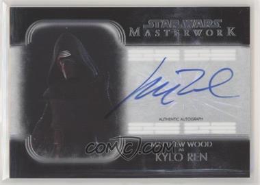 2020 Topps Star Wars Masterwork - Autographs #A-MW - Matthew Wood as Kylo Ren
