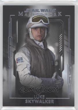 2020 Topps Star Wars Masterwork - [Base] #48 - Luke Skywalker