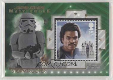 2020 Topps Star Wars Masterwork - Stamp Relics - Green #SC-SL - Stormtrooper /99