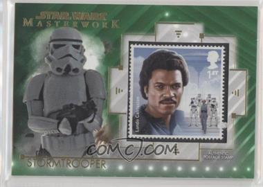 2020 Topps Star Wars Masterwork - Stamp Relics - Green #SC-SL - Stormtrooper /99