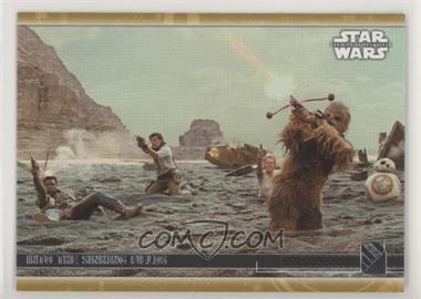 2020 Topps Star Wars Rise of Skywalker Series 2 - [Base] - Gold #23 - Into the Sinking Fields /10