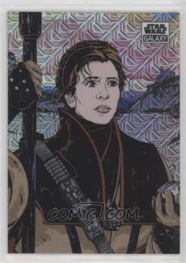 2021 Topps Chrome Star Wars Galaxy - [Base] - Mojo Refractor #82 - Doug Cowan - The Hopeful Princess /50