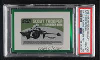Scout Trooper with Speeder Bike [PSA 10 GEM MT] #/99