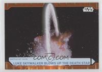 Luke Skywalker Blows Up The Death Star #/50