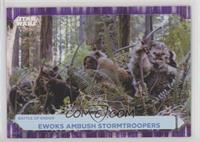 Ewoks Ambush Stormtroopers #/25