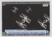 Tie Fighters Engage The Rebel Fleet