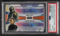 Temuera Morrison as Boba Fett, Ming-Na Wen as Fennec Shand [PSA 10 GE…