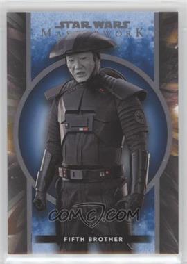 2022 Topps Star Wars Masterwork - [Base] - Blue #63 - Fifth Brother