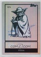 Illustrated Characters - Yoda #/5