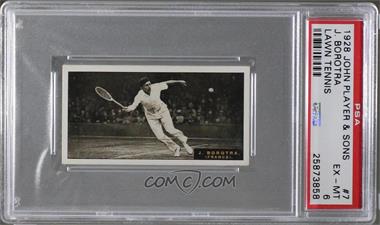 1928 Player's Cigarettes Lawn Tennis - Tobacco [Base] #7 - Jean Borotra [PSA 6 EX‑MT]