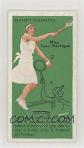 1936 Player's Cigarettes Tennis - Tobacco [Base] #1 - Miss Joan Hartigan (Service)