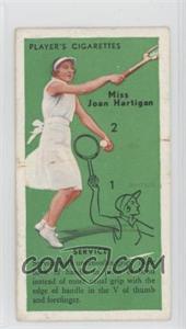 1936 Player's Cigarettes Tennis - Tobacco [Base] #1 - Miss Joan Hartigan (Service)