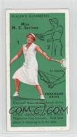 Miss M. C. Scriven (Forehand Drive)