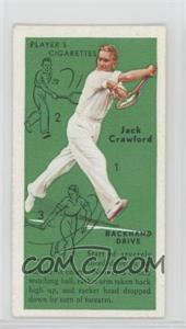 1936 Player's Cigarettes Tennis - Tobacco [Base] #16 - Jack Crawford (Backhand Drive)