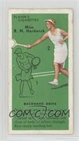 Miss R.M. Hardwick (Backhand Drive) [Poor to Fair]