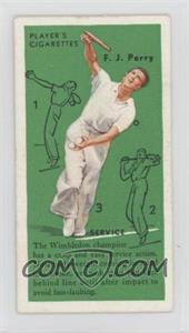1936 Player's Cigarettes Tennis - Tobacco [Base] #2 - Fred Perry (Service)