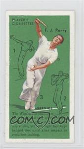 1936 Player's Cigarettes Tennis - Tobacco [Base] #2 - Fred Perry (Service)