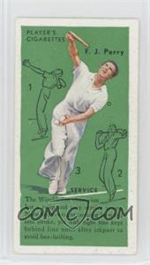 1936 Player's Cigarettes Tennis - Tobacco [Base] #2 - Fred Perry (Service)