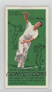 1936 Player's Cigarettes Tennis - Tobacco [Base] #2 - Fred Perry (Service)