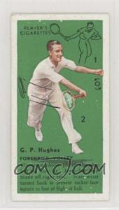 1936 Player's Cigarettes Tennis - Tobacco [Base] #31 - G.P. Hughes (Forehand Volley)
