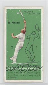 1936 Player's Cigarettes Tennis - Tobacco [Base] #46 - R. Menzel (Overhead Smash)